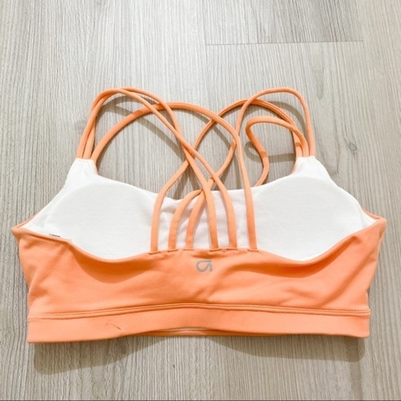 Gap coral criss cross back padded sports bra - Picture 2 of 6